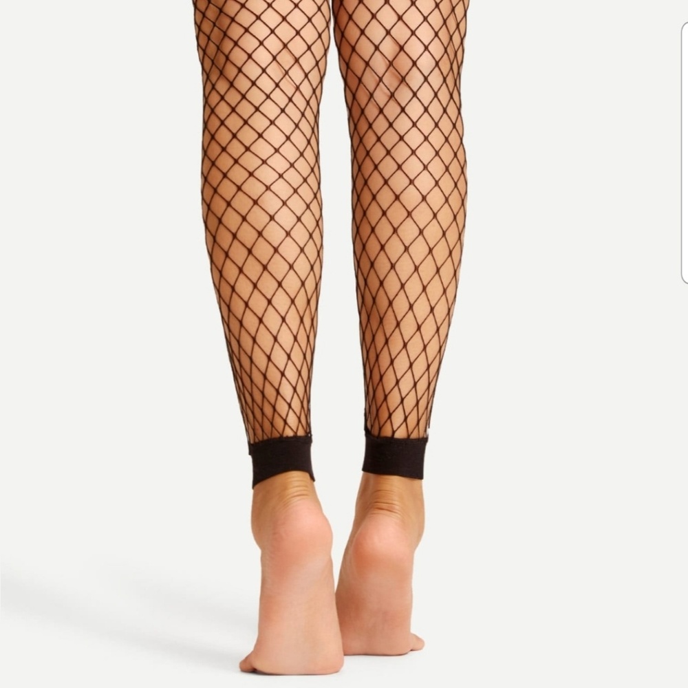 2 for $15--Footless Fishnet Tights - Picture 2 of 6